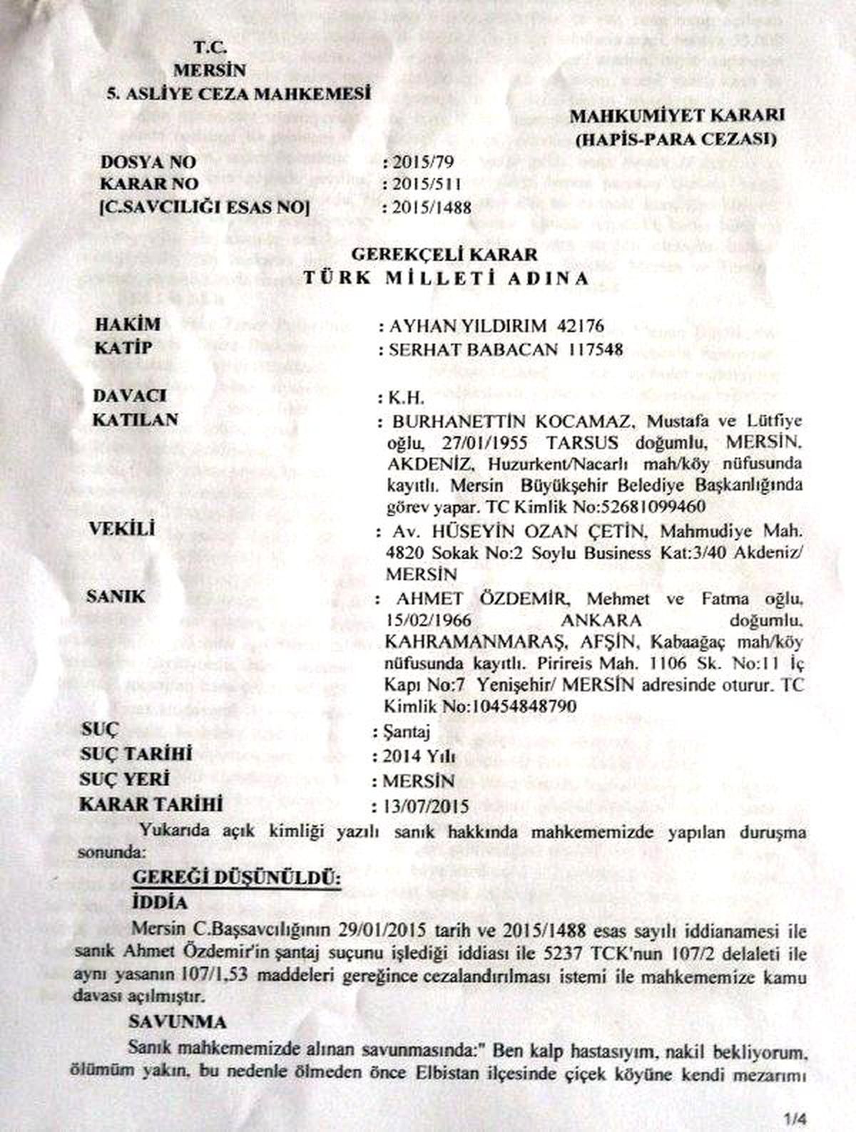 Belediye Başkanı İçin \'Cinayete Azmettirme\' Suçlaması (2)
