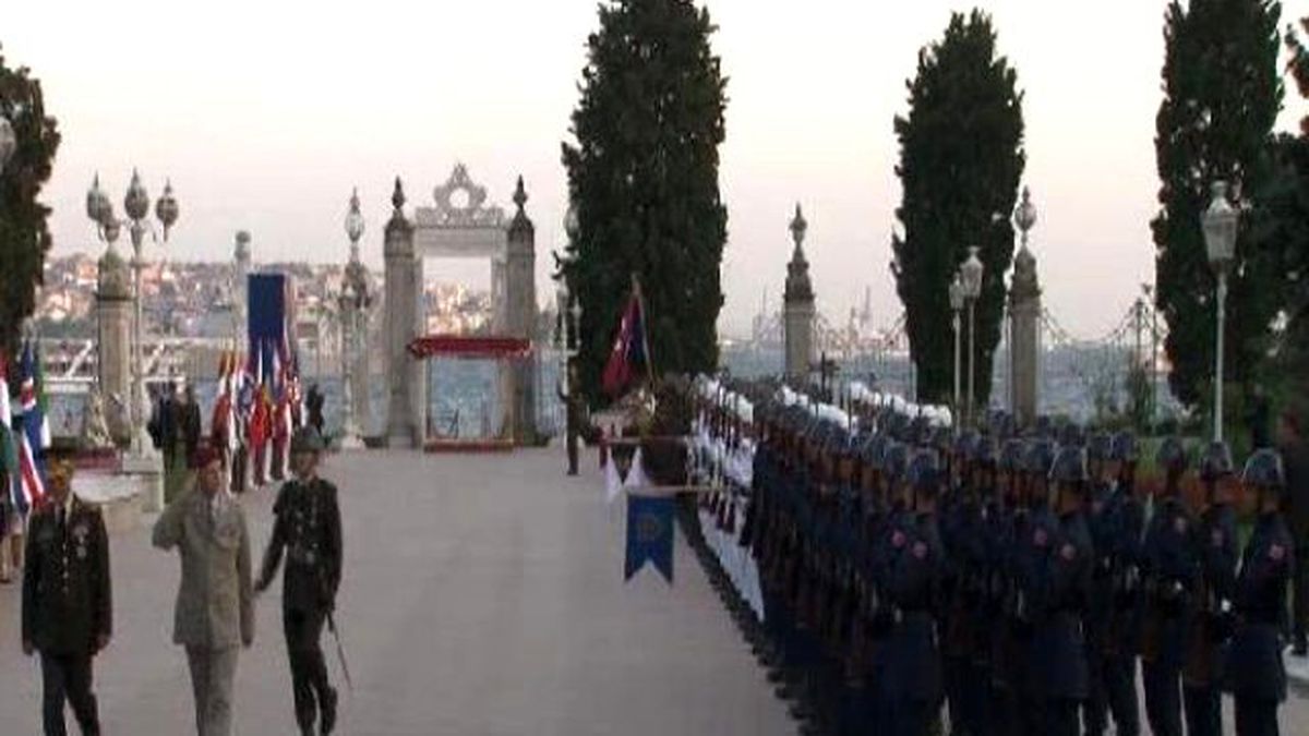 NATO Konferansı\'na Katılacak Genelkurmay Başkanları İçin Karşılama Töreni...