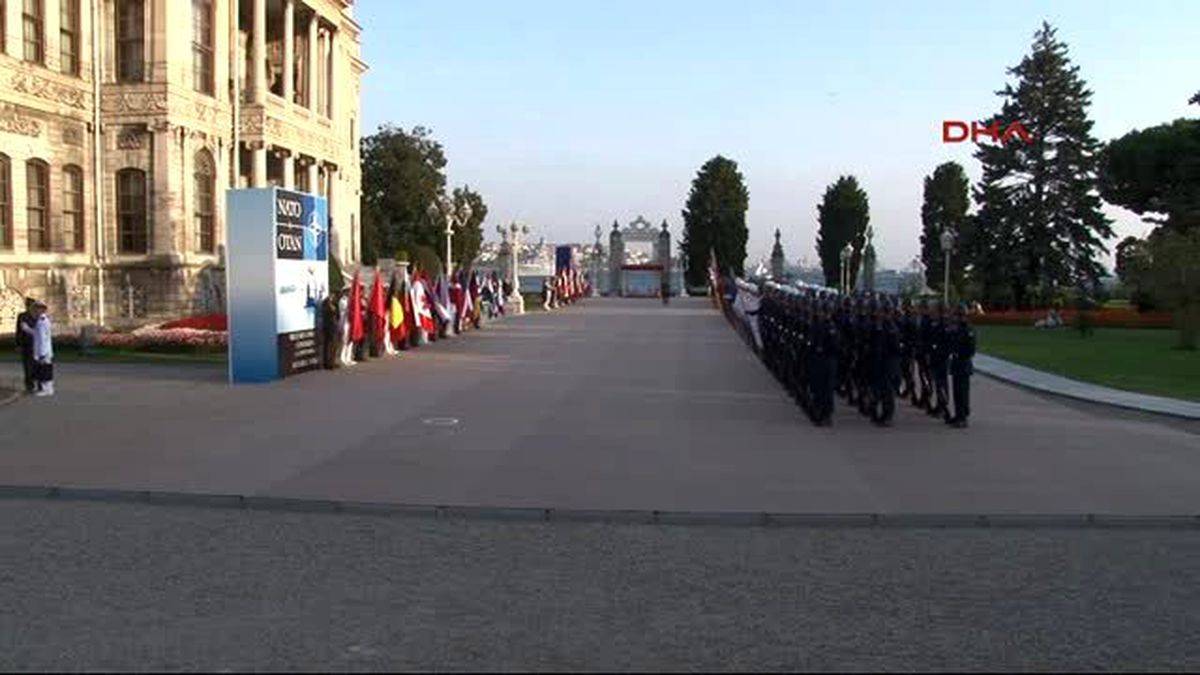 NATO Konferansı\'na Katılacak Genelkurmay Başkanları İçin Karşılama Töreni...