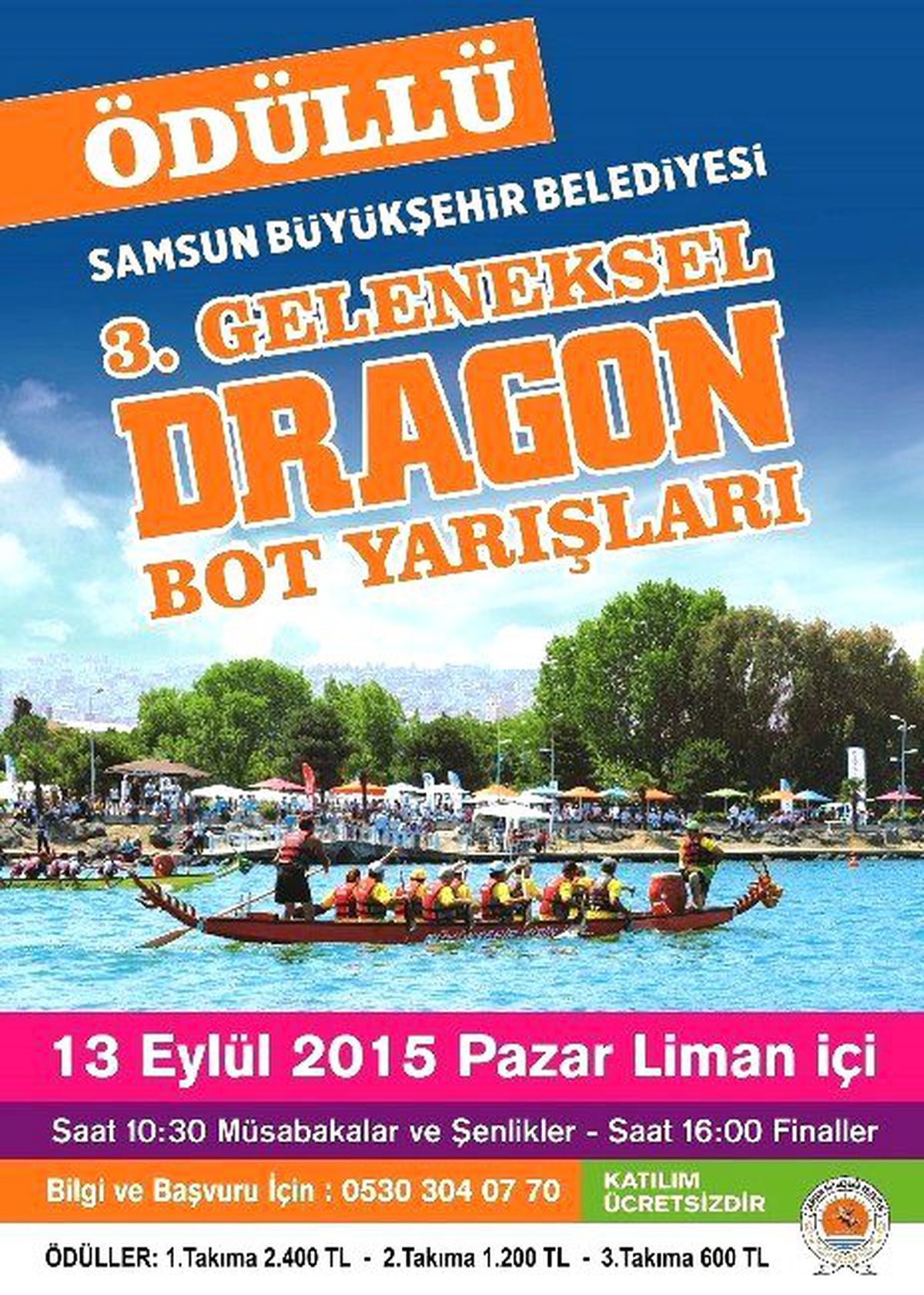 Samsun\'da Dragon Bot Yarışları Heyecanı