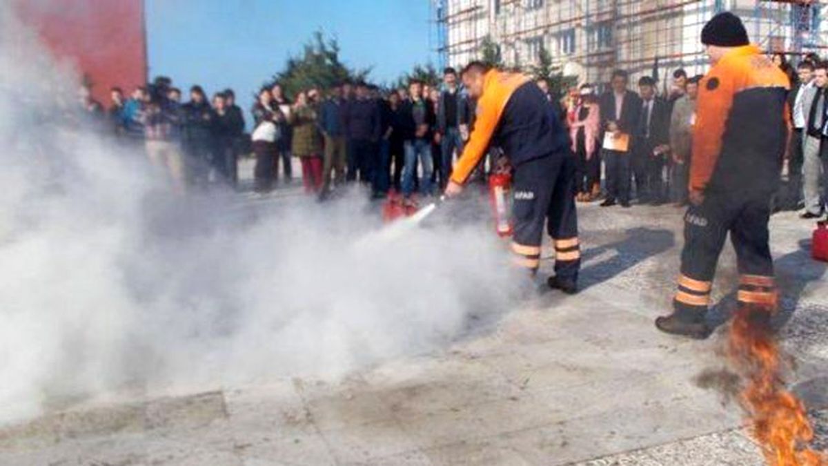 Defterdarlık Personeline Yangın Eğitimi