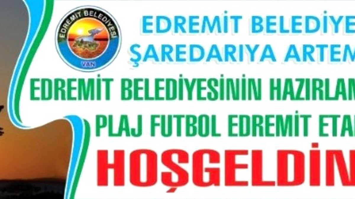 Edremit Belediyesi Plaj Futbolu Final Turnuvası Başlıyor