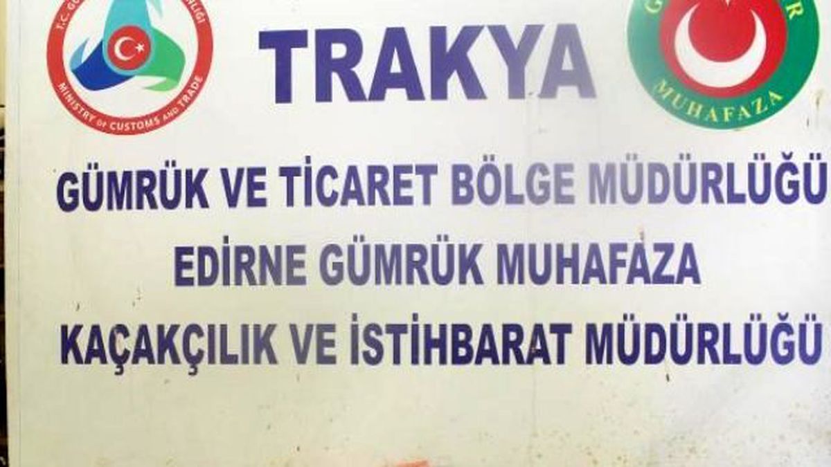 Kapıkule\'de 869 Kilo Nargile Tütünü Ele Geçirildi