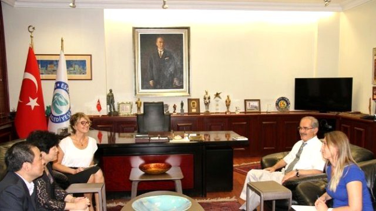 Kardeş Şehir Changzhou Delegasyonundan Büyükerşen\'e Ziyaret
