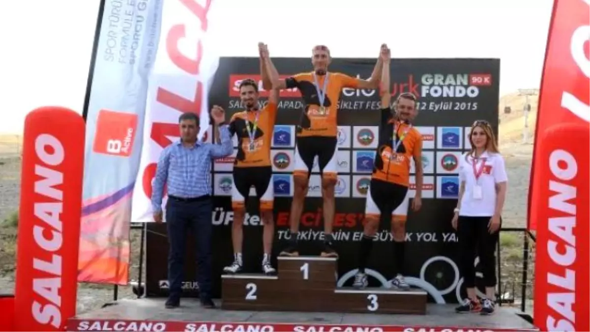 Ürgüp\'de Başlayan Bisiklet Yarışı Erciyes\'de Sona Erdi