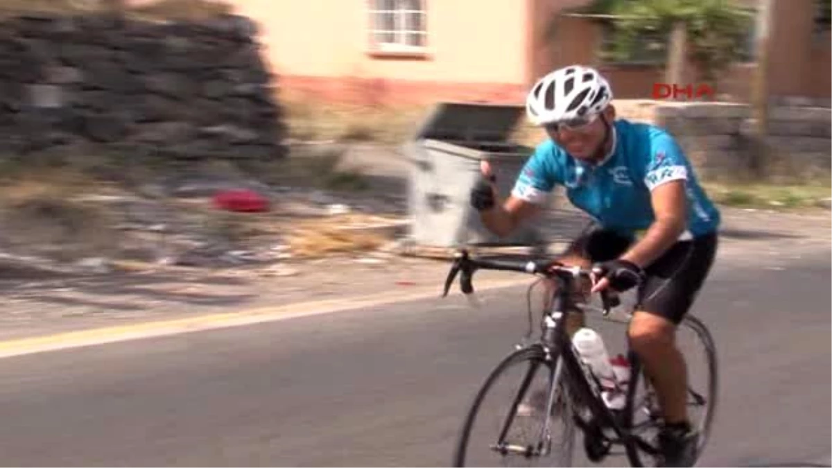 Ürgüp\'te Başlayan Bisiklet Yarışı Erciyes\'te Sona Erdi