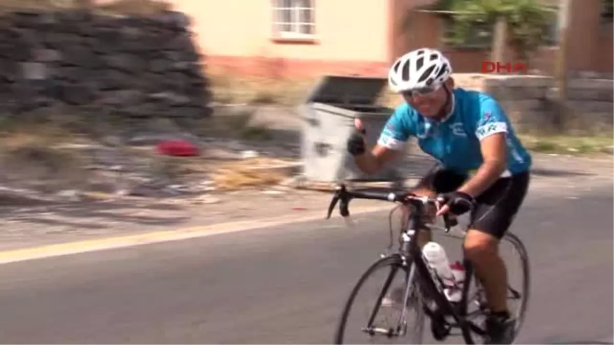 Ürgüp\'te Başlayan Bisiklet Yarışı Erciyes\'te Sona Erdi