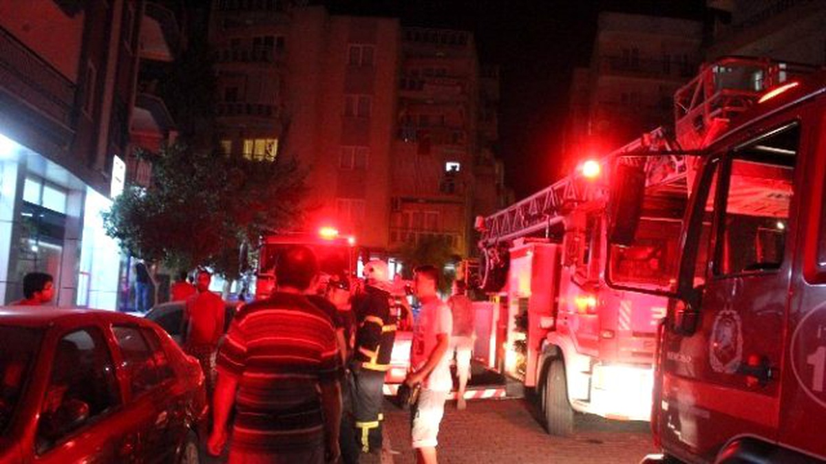 Aspiratör Alev Aldı Mahalle Ayağa Kalktı