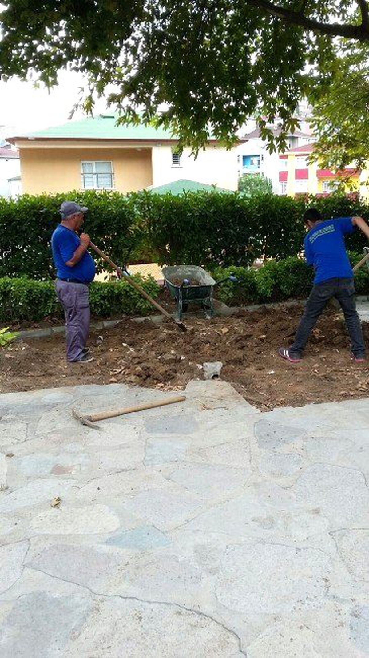 Dilovası\'nda Park ve Bahçelerde Hummalı Çalışma