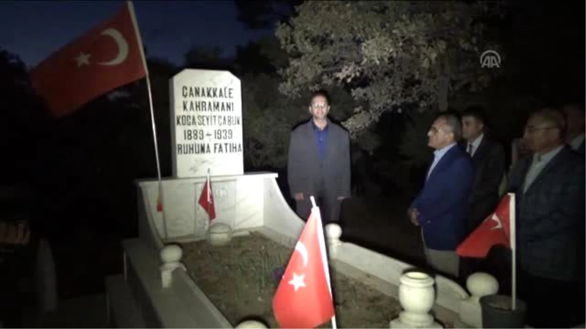 Kültür ve Turizm Bakanı Topçu, Koca Seyit\'in Köyünü ve Mezarını Ziyaret Etti