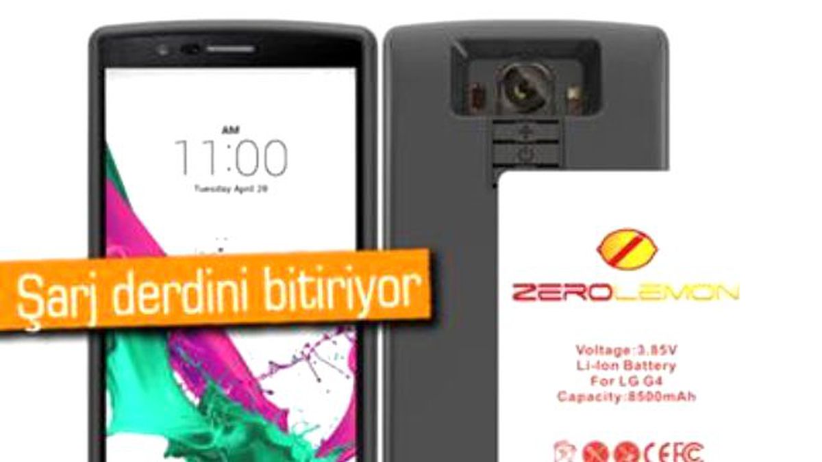 Lg G4\'ün Pil Ömrünü 3\'e Katlayan Pil