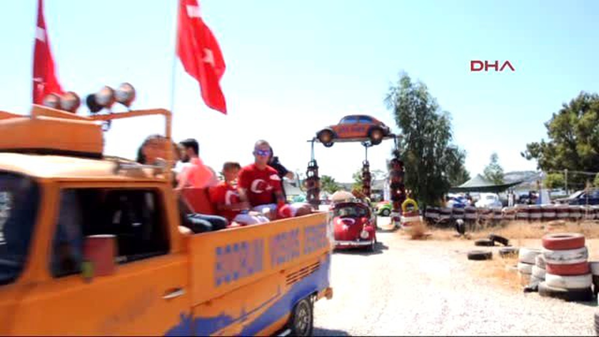 Muğla - Vosvos Tutkunları Şehitler İçin Biraraya Geldi