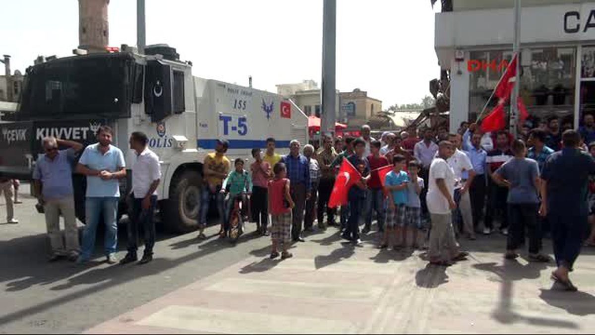 Şanlıurfa?da Terör Protestosu