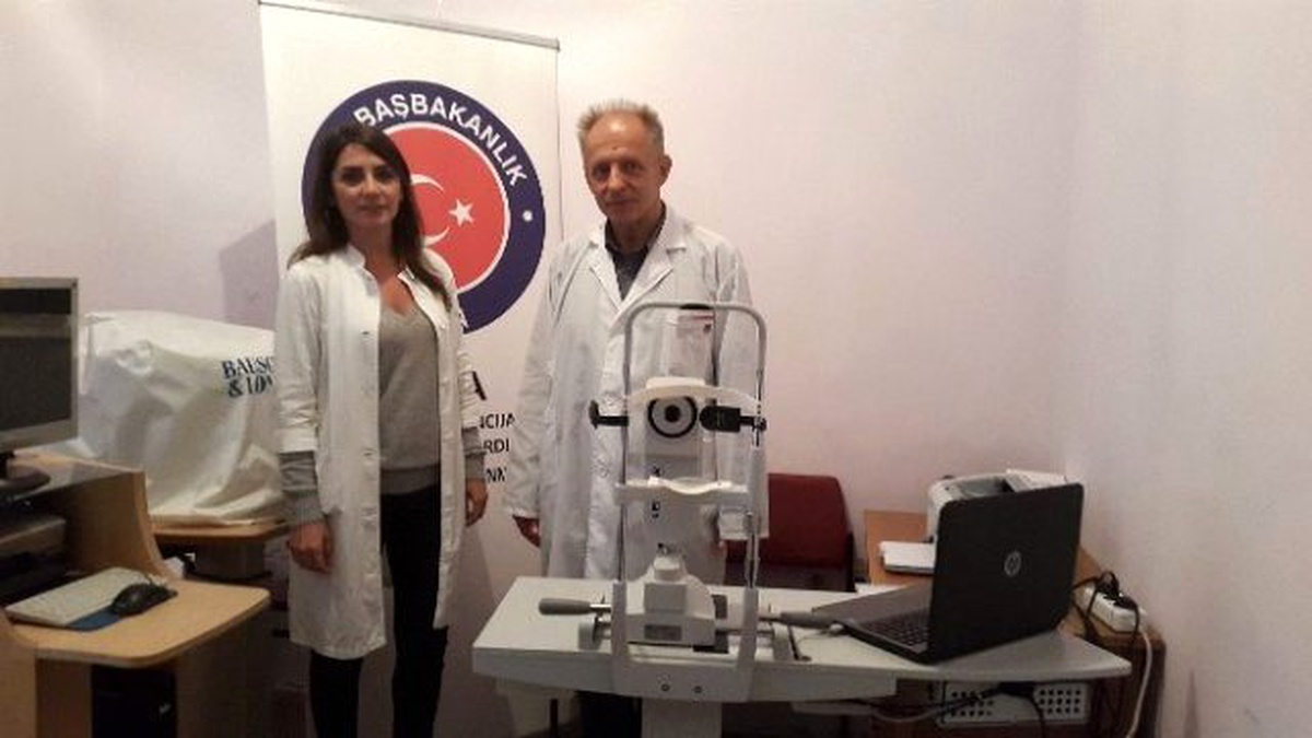 Sırbistan Zvezdara Hastanesi Göz Hastalıkları Kliniği\'ne Donanım Desteği