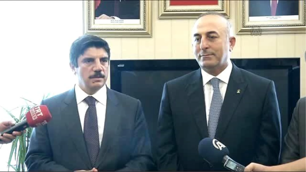 AK Parti Myk\'da Devir Teslim - Çavuşoğlu, Görevi Aktay\'dan Devraldı (1)