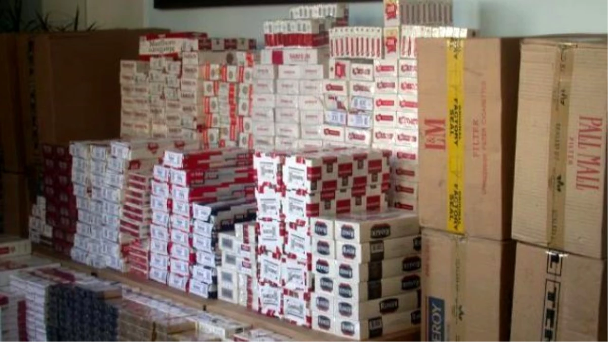 Amasya\'da 38 Bin 440 Paket Kaçak Sigara Ele Geçti