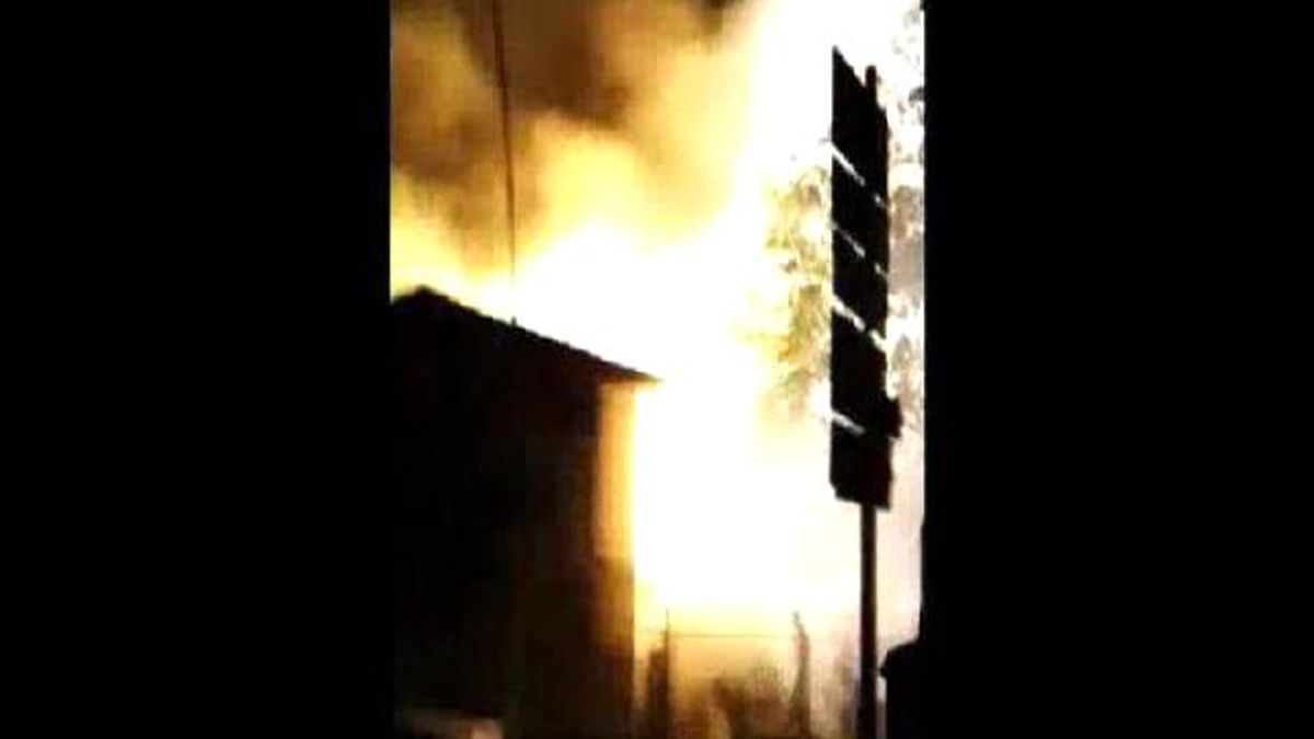 Elektrik Trafosu Bomba Gibi Patladı