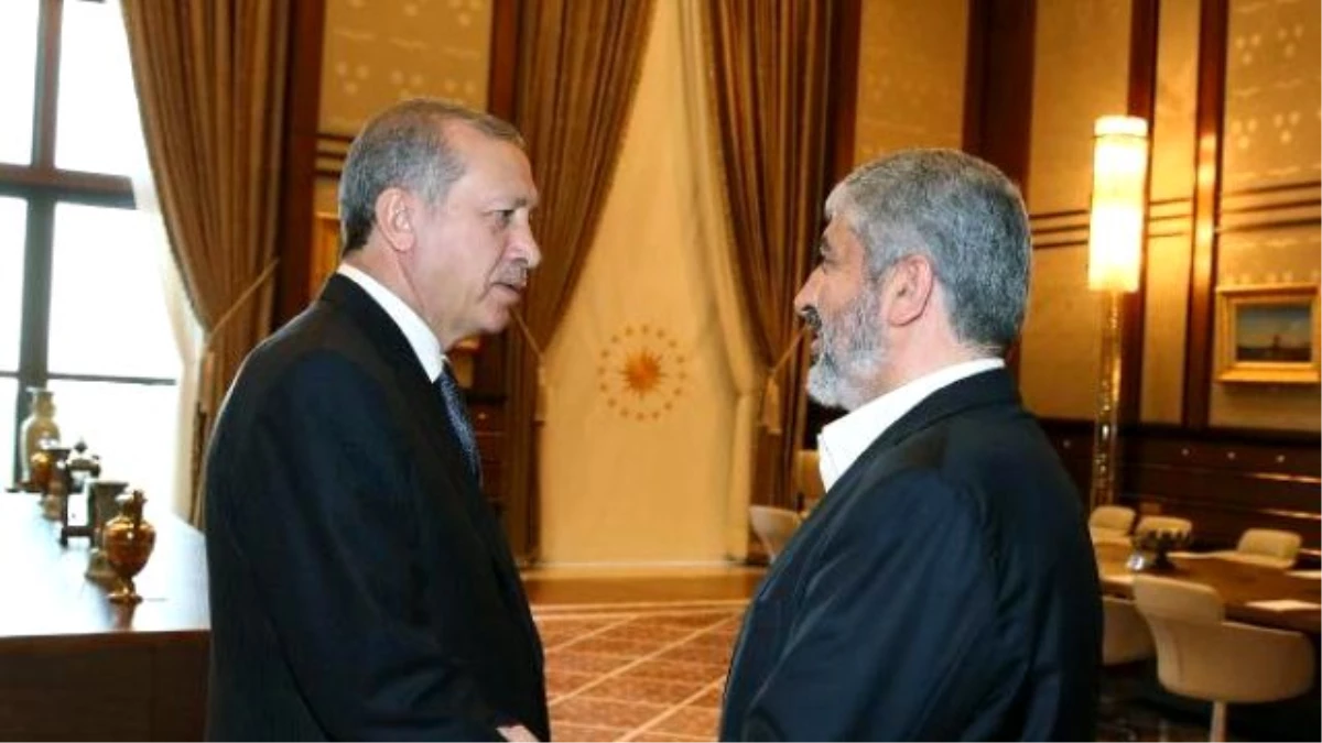 Erdoğan, Hamas Siyasi Büro Şefi Meşal\'i Kabul Etti