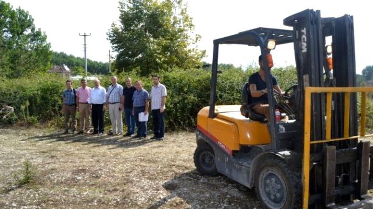İş Makinesi Kullanım Belgesini Aldılar