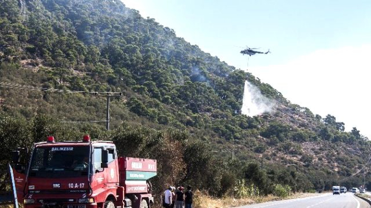 Kazdağları\'ndaki Orman Yangını Kontrol Altına Alındı