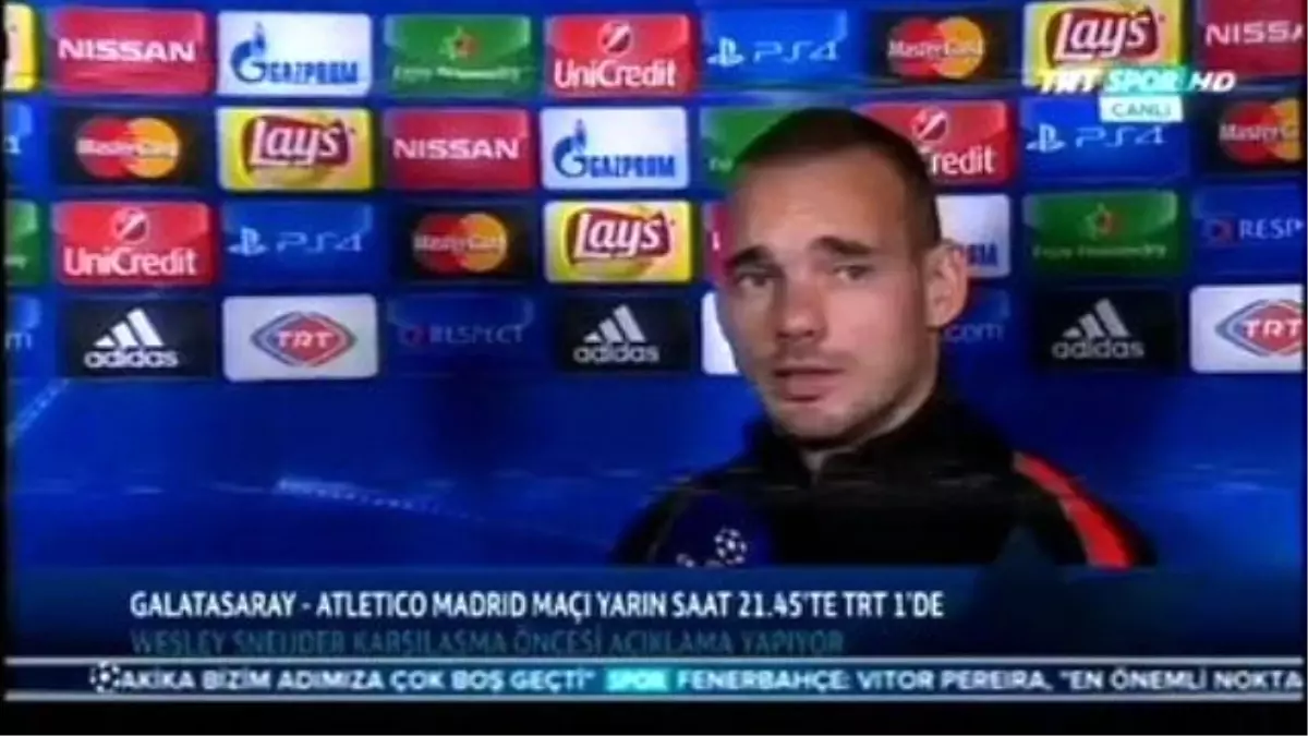 Sneijder: "Ayrılmak İçin Sebebim Yok..."