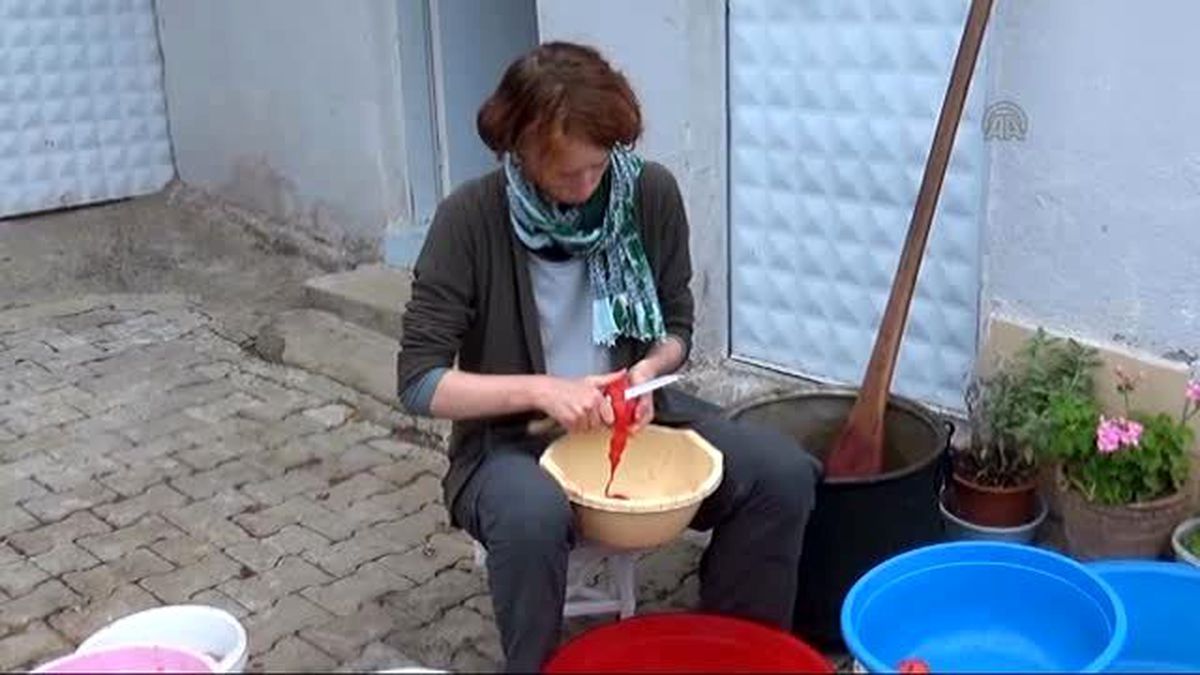 3 Alman Tıp Öğrencisi Türkiye'de Tarlada Çalışarak Tatil Yapıyorlar