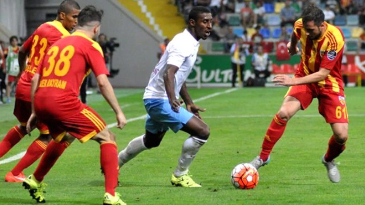 Trabzonspor, Kayserispor\'u 1-0 Yendi