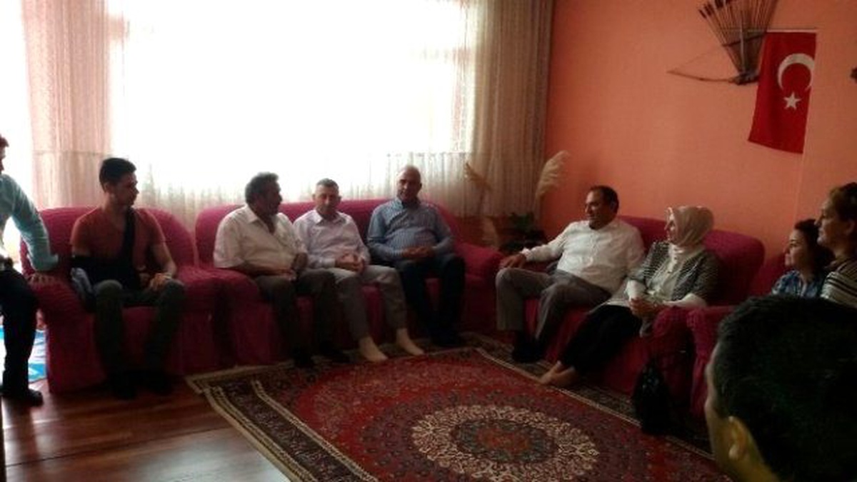 Vali Kaban\'dan Şehit Ailesi ve Gazilere Ziyaret