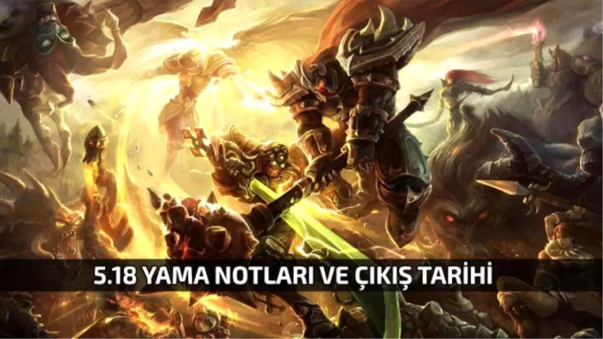 5.18 Yama Notları ve Çıkış Tarihi