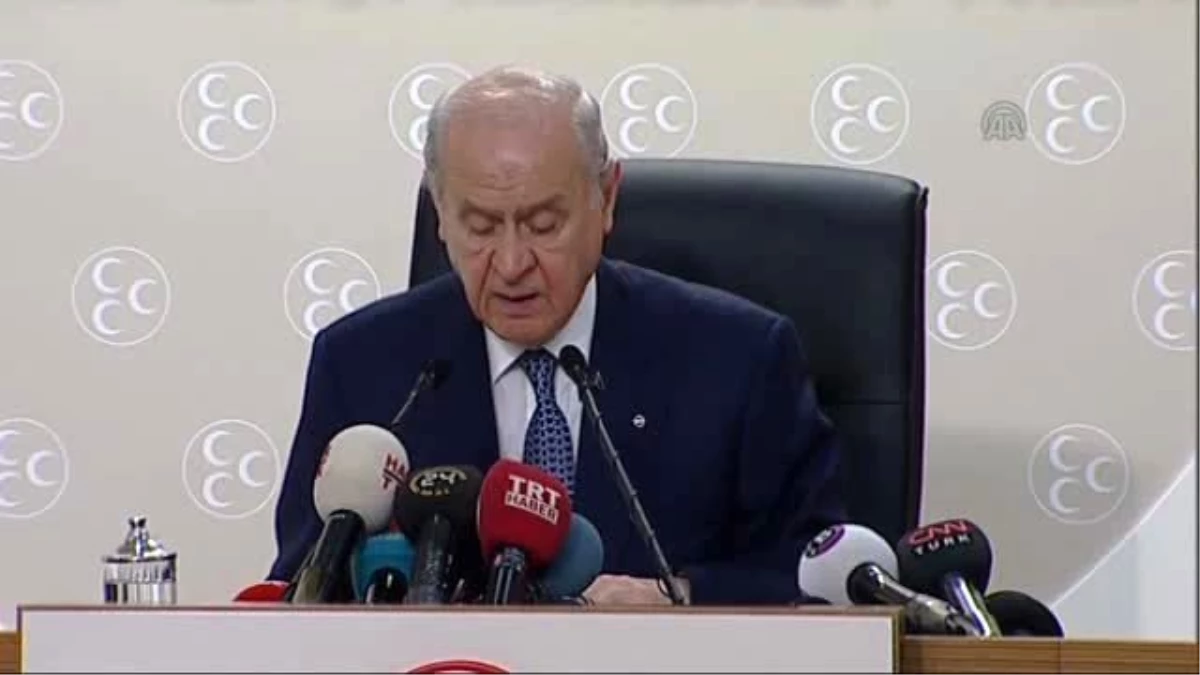 Bahçeli: "Terörle Mücadale, Siyasi Bir Karardır"