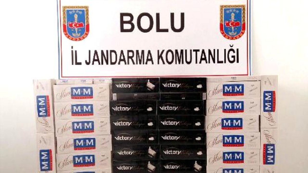 Bolu\'da 5 Bin 510 Paket Kaçak Sigara Ele Geçirildi