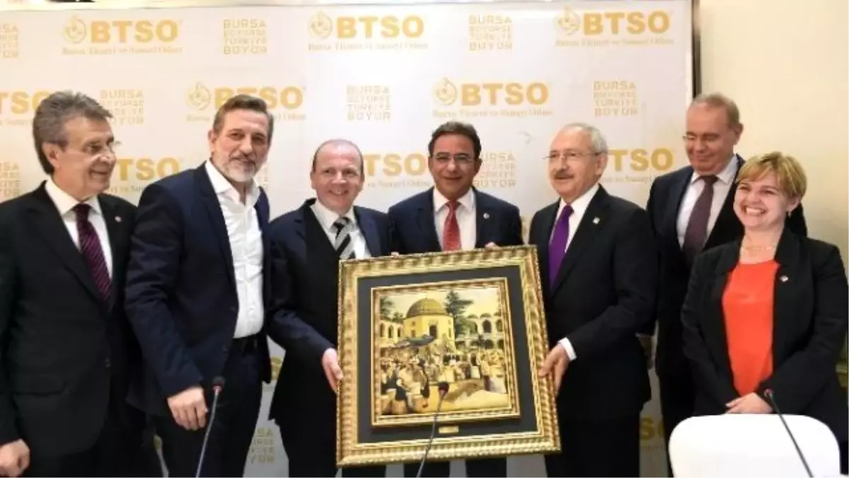 Btso Kılıçdaroğlu\'nu Ağırladı