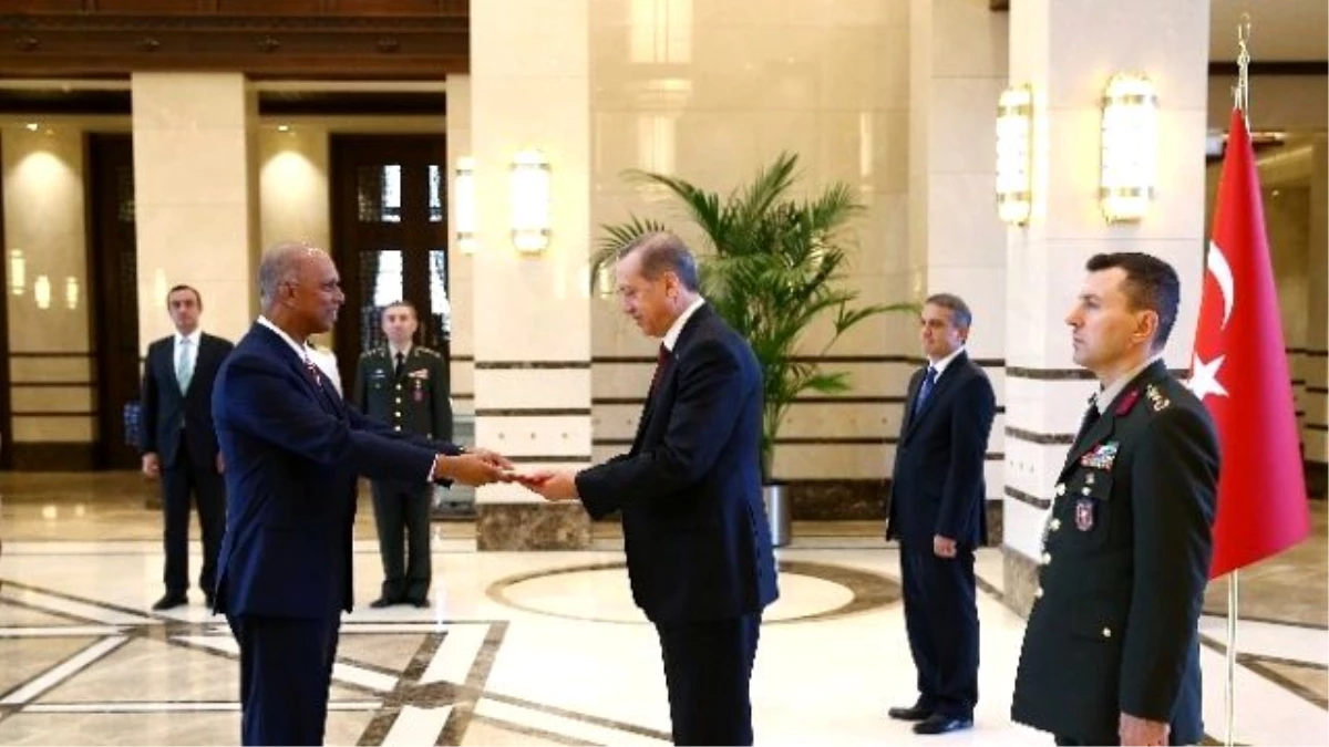 Cumhurbaşkanı Erdoğan, Singapur ve Somali Büyükelçilerini Kabul Etti