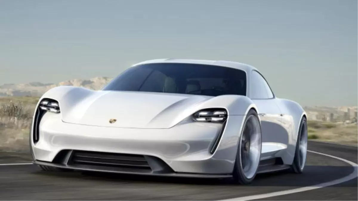 Porsche Mission E Concept Tesla Model S\'e Rakip