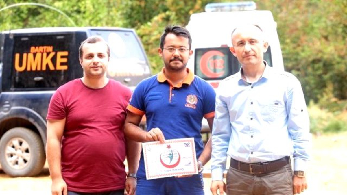 Umke Bölge Tatbikatına Katılanlara Sertifikaları Verildi