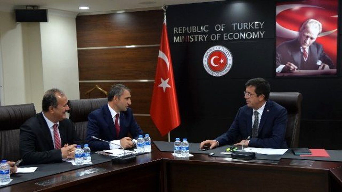 İnşaat Sektörü Temsilcileri Bakan Zeybekci\'yi Ziyaret Etti