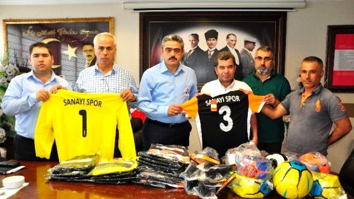 Nazilli Belediyesinden Amatör Spor Kulübüne Malzeme Yardımı