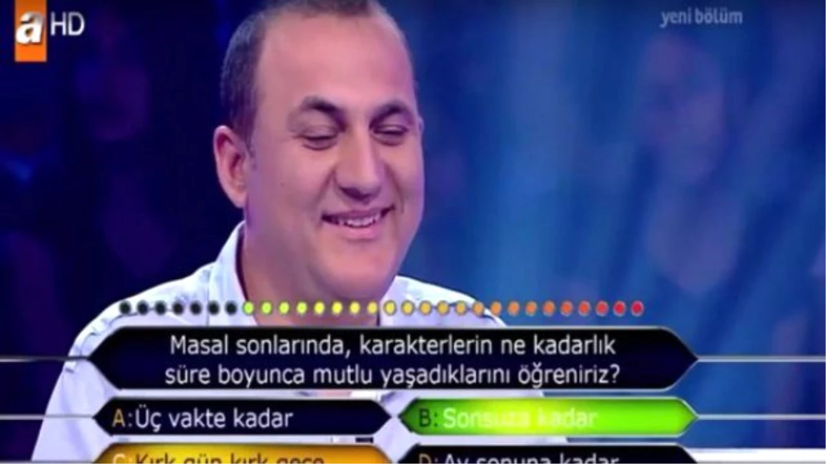 ABD'de Yüksek Lisans Yapan Yarışmacı İlk Soruda Elendi