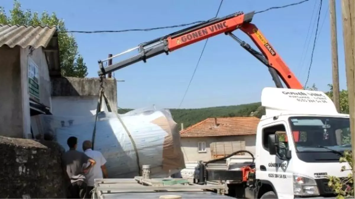 Kırsal Mahallelere Süt Soğutma Tankları Konuluyor