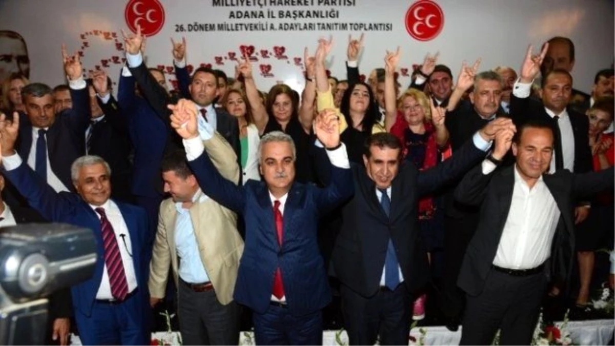 MHP Adana\'da Aday Adaylarını Tanıttı