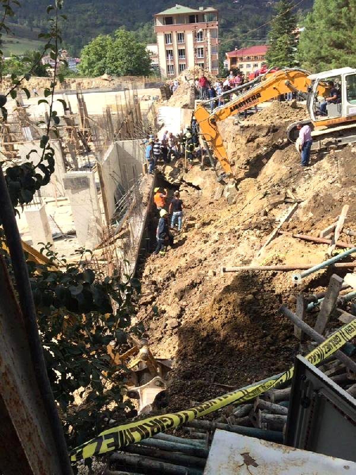 Ordu\'da Hastane İnşaatında Göçük : 1 İşçi Öldü