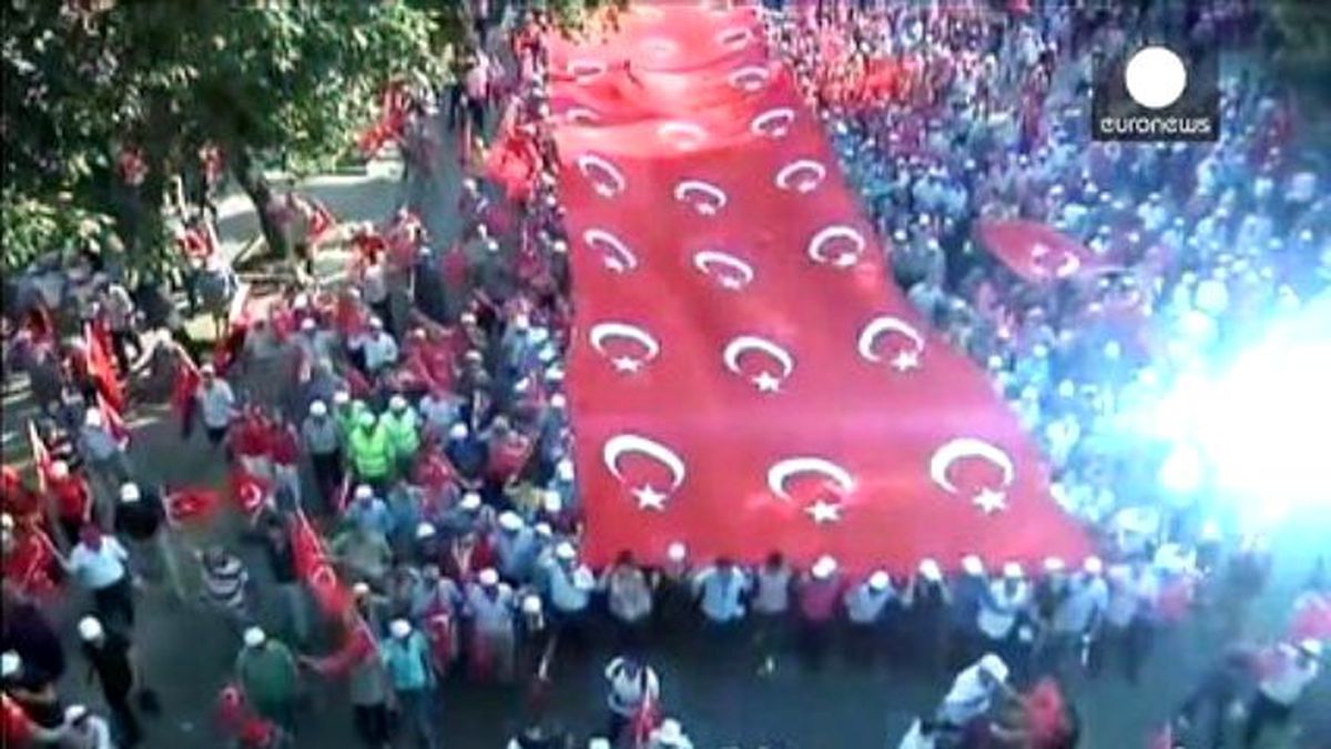 Ankara\'da Teröre Karşı Birlik Yürüyüşü