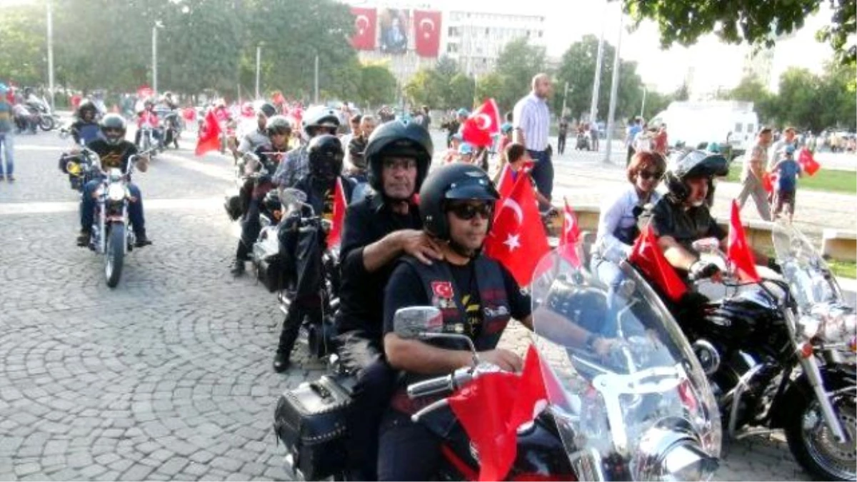 Gaziantep\'te Motosikletli Teröre Tepki Sürüşü