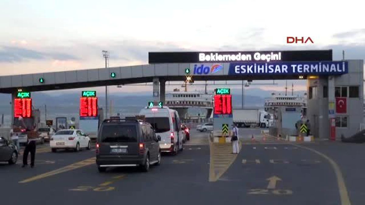 Gebze - Bayram Tatili Trafiğinde Saat 19.00\'dan Sonra Hereketlilik Başladı
