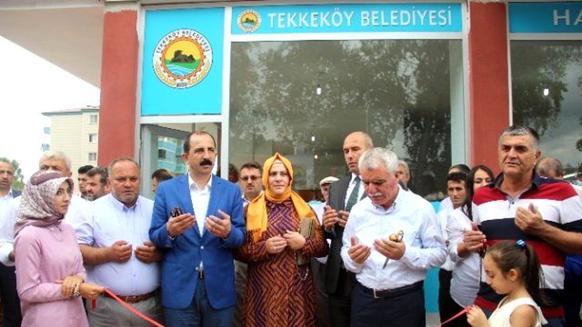 Tekkeköy Belediyesi "Hayır Çarşısı"Nı Dualarla Açtı