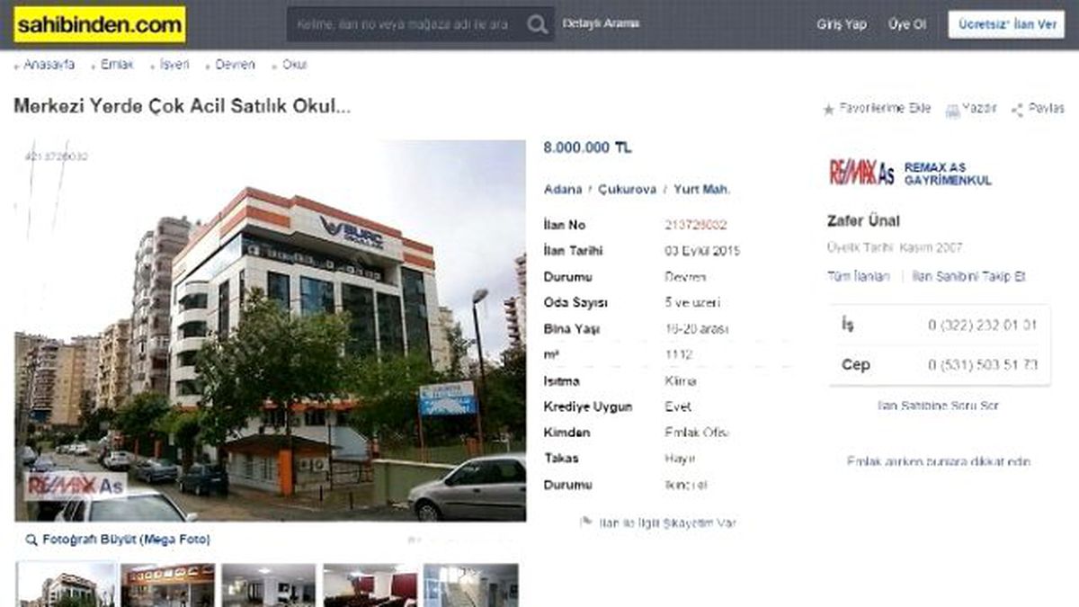 Çok Acil Satılık Cemaat Okulu