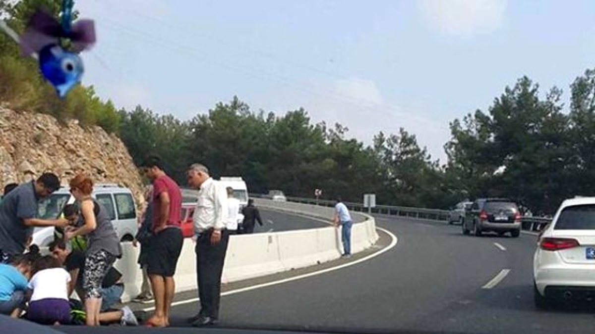 Konvoydaki 2 Motosiklet Virajda Çarpıştı: 1 Ölü, 1 Yaralı