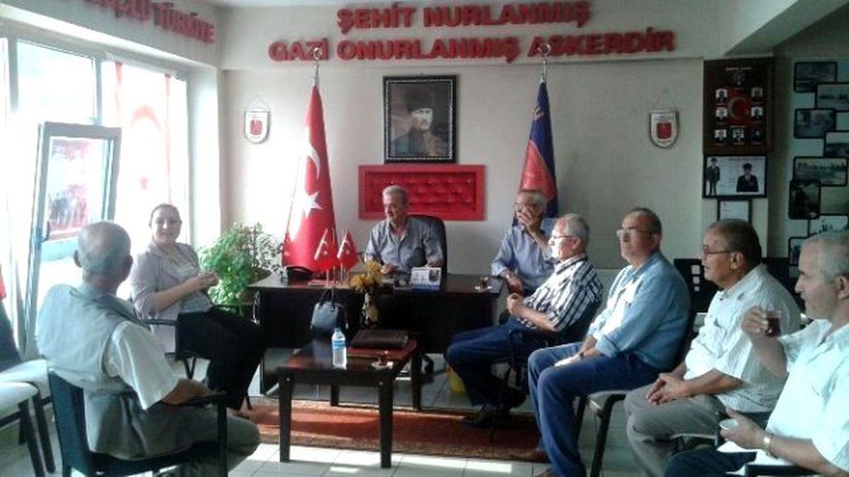 Rektör Çakar Türkiye Muharip Gaziler Derneğini Ziyaret Etti