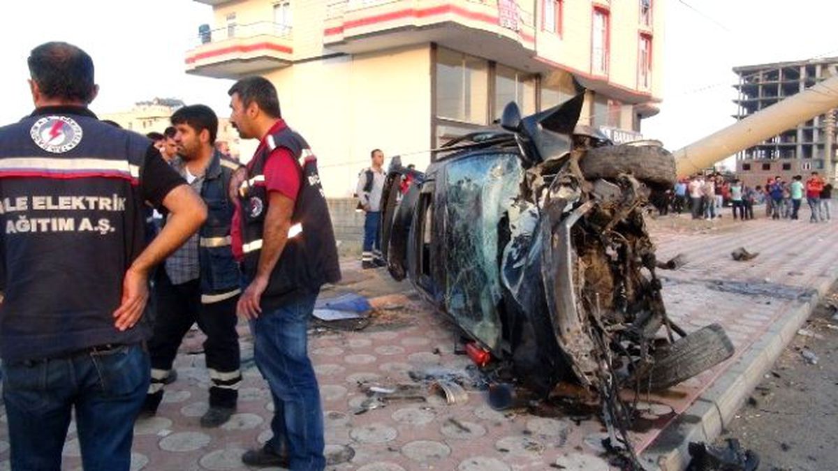 Batman\'da Trafik Kazası: 4 Yaralı