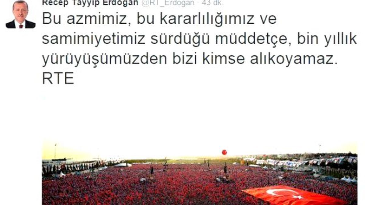 Cumhurbaşkanı Erdoğan Twitter\'dan Açıklamada Bulundu